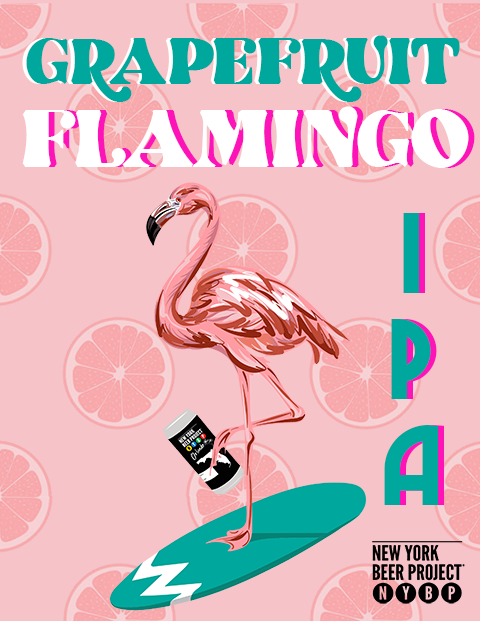 Grapefruit Flamingo